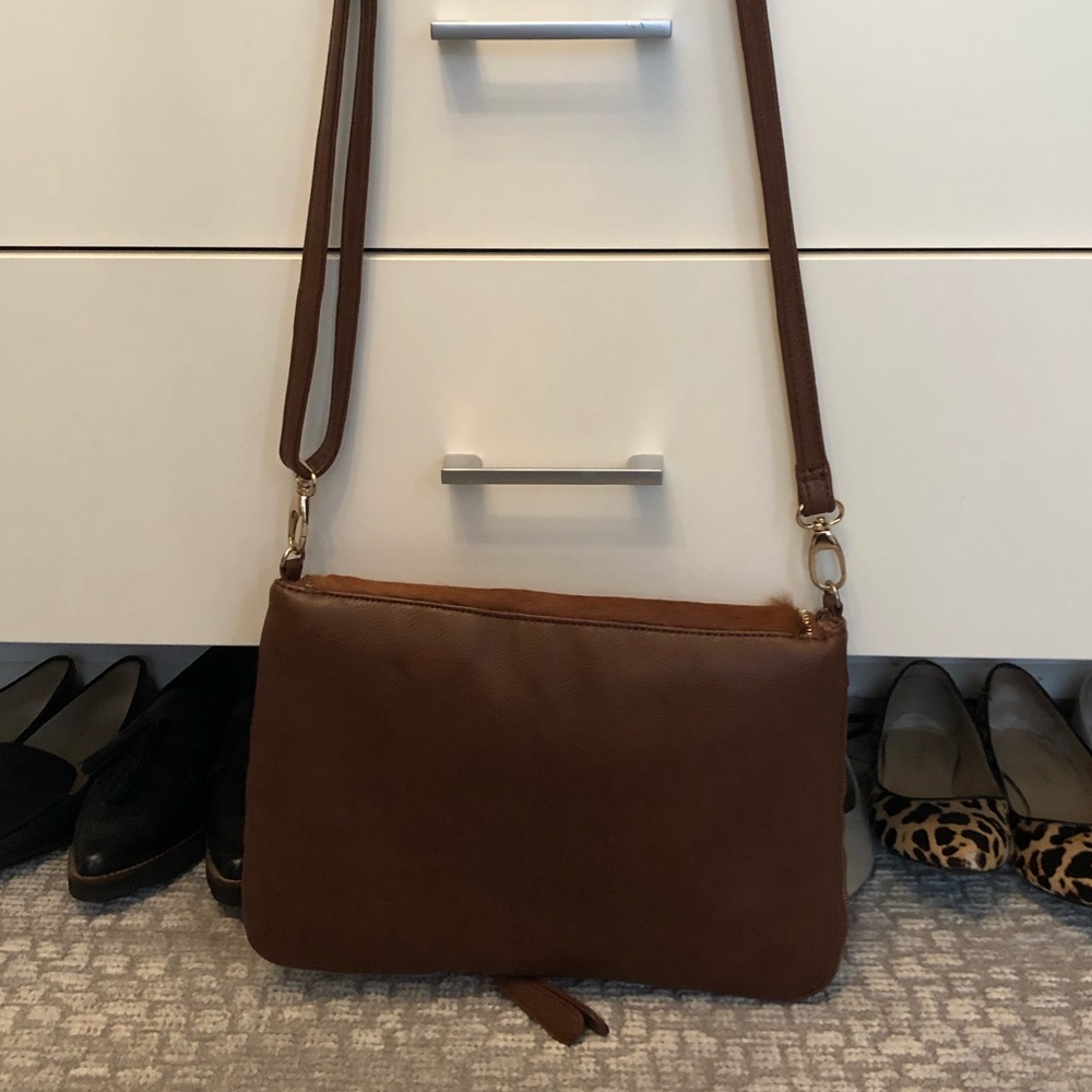 Calf Hair & Vegan Leather Bag - Picture 2 of 8